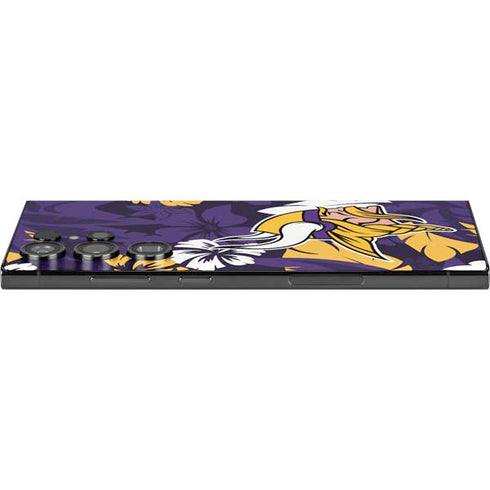 NFL Minnesota Vikings Tropical Print Galaxy S25 Ultra Skin